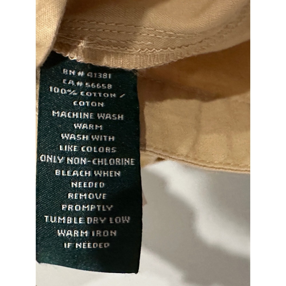 Ralph Lauren Khaki Cotton Utility Shirt Dress Size Medium Old Money Minimalst - Picture 12 of 13